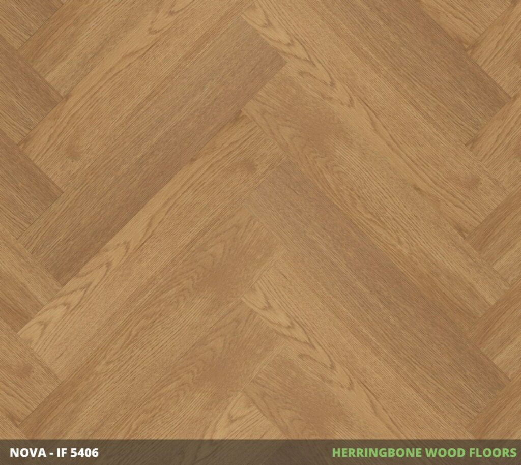 Code5406 original Herringbone 8mm laminated wooden floor Zebra.pk